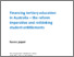 [thumbnail of Financing-tertiary-education-in-Australia-the-reform-imperative-and-rethinking-student-entitlements-issues-paper_20150225.pdf]